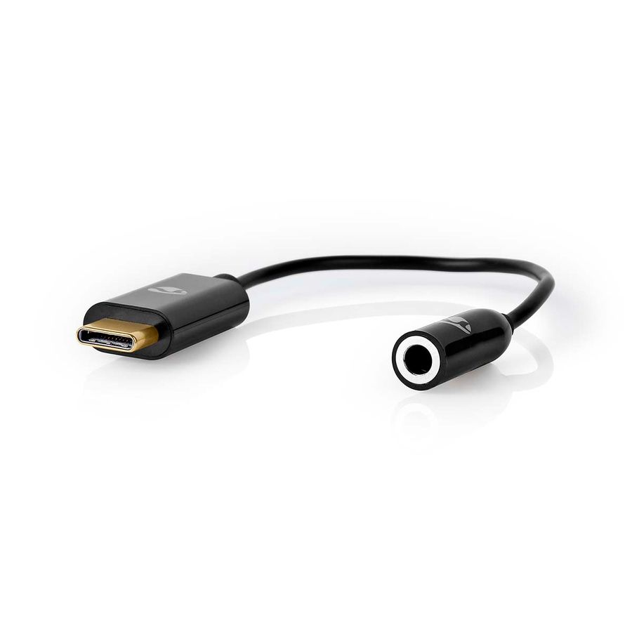 Nedis USB-C Adapter - lytting av musikk på mobil, pad, PC/Mac