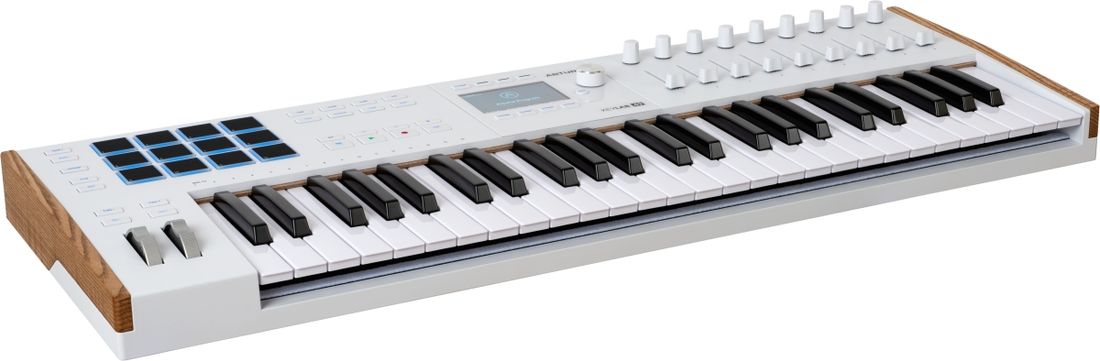Arturia KEYLAB 49 mk3, sofistikert USB/MIDI keyboard, White