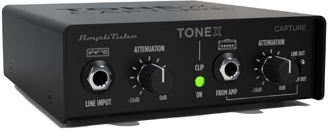 Hovedbilde IK Multimedia TONEX Capture, Hi-Z direkte-boks og kabinettsplitter/dempeledd