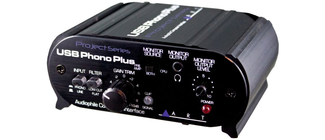 ART USB Phono Plus, høyoppløselig phono-forforsterker og USB-lydgrensesnitt