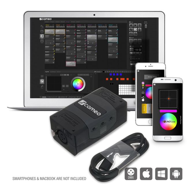 Hovedbilde Cameo DVC D5  USB to DMX-Interface and Control Software Package