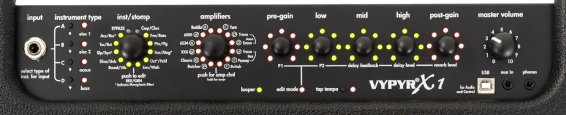 Peavey Vypyr X1 GitarCombo, 1 x 8
