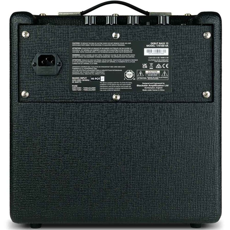 Blackstar Debut Bass 15,  Basscombo, 1 x 6,5