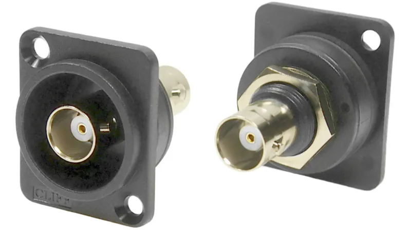RS PRO CP3 Series BNC D Chassis Feedthrough 50 Ohm 