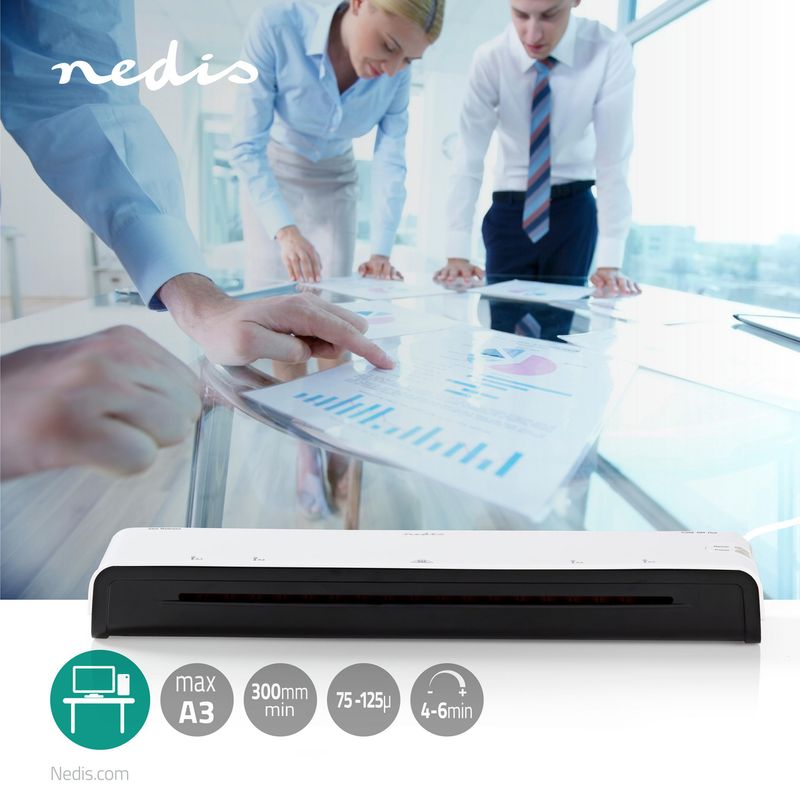 Nedis A3 Laminator / Lamineringsmaskin