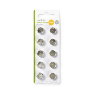 Hovedbilde Nedis Alkaliske batteri LR44, 10 stk, lang levetid
