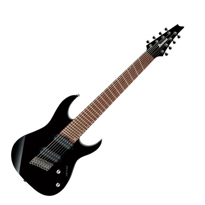Hovedbilde Ibanez RGMS8-BK RG Multi Scale 8-str