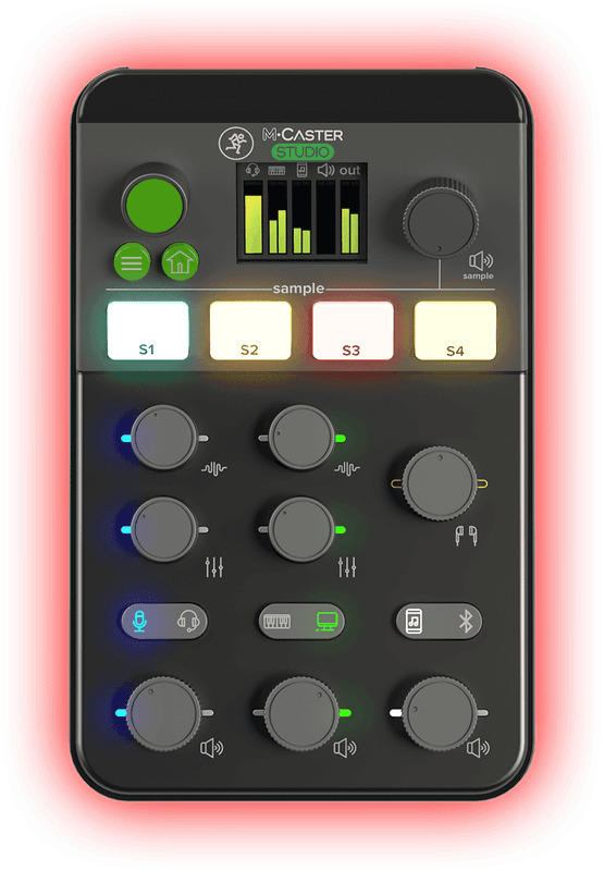 Mackie M-Caster-Studio, Desktop Live Streaming Mixer with display