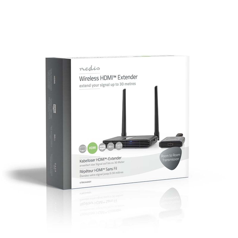 Nedis Trådløs HDMI-Sender, 30m, Full HD 1080p