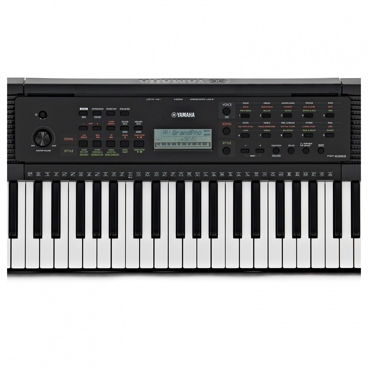 Yamaha E283 Komplett Keyboardpakke
