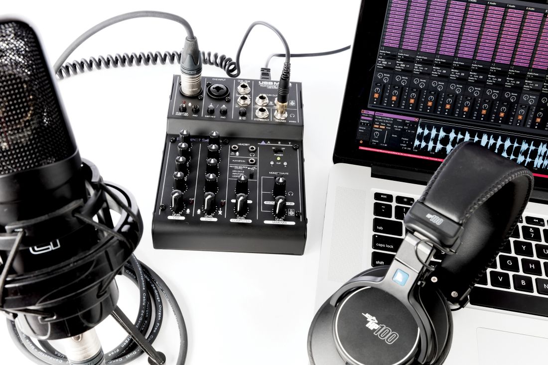 ART USB MIX 4 - 4-kanals Mixer / USB Audio Interface