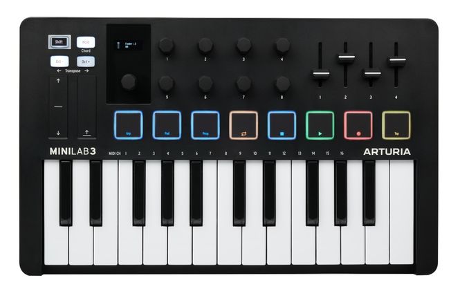 Hovedbilde ARTURIA Minilab-3-BK USB / MIDI Controller Keyboard, Black