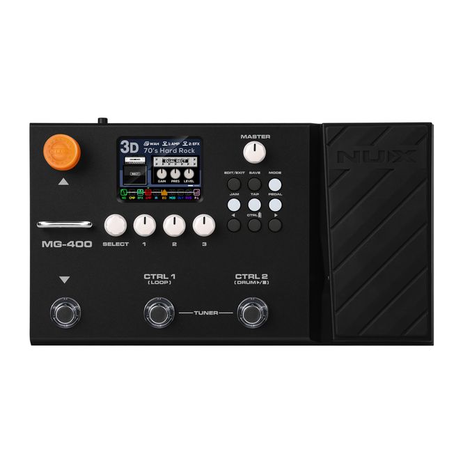 Hovedbilde NUX MG-400 multieffektpedal for gitar og bass
