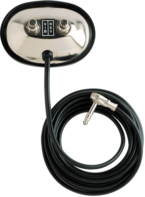 Hovedbilde Fender 2-button Vintage-style footswitch: Vibrato-Reverb 1/4
