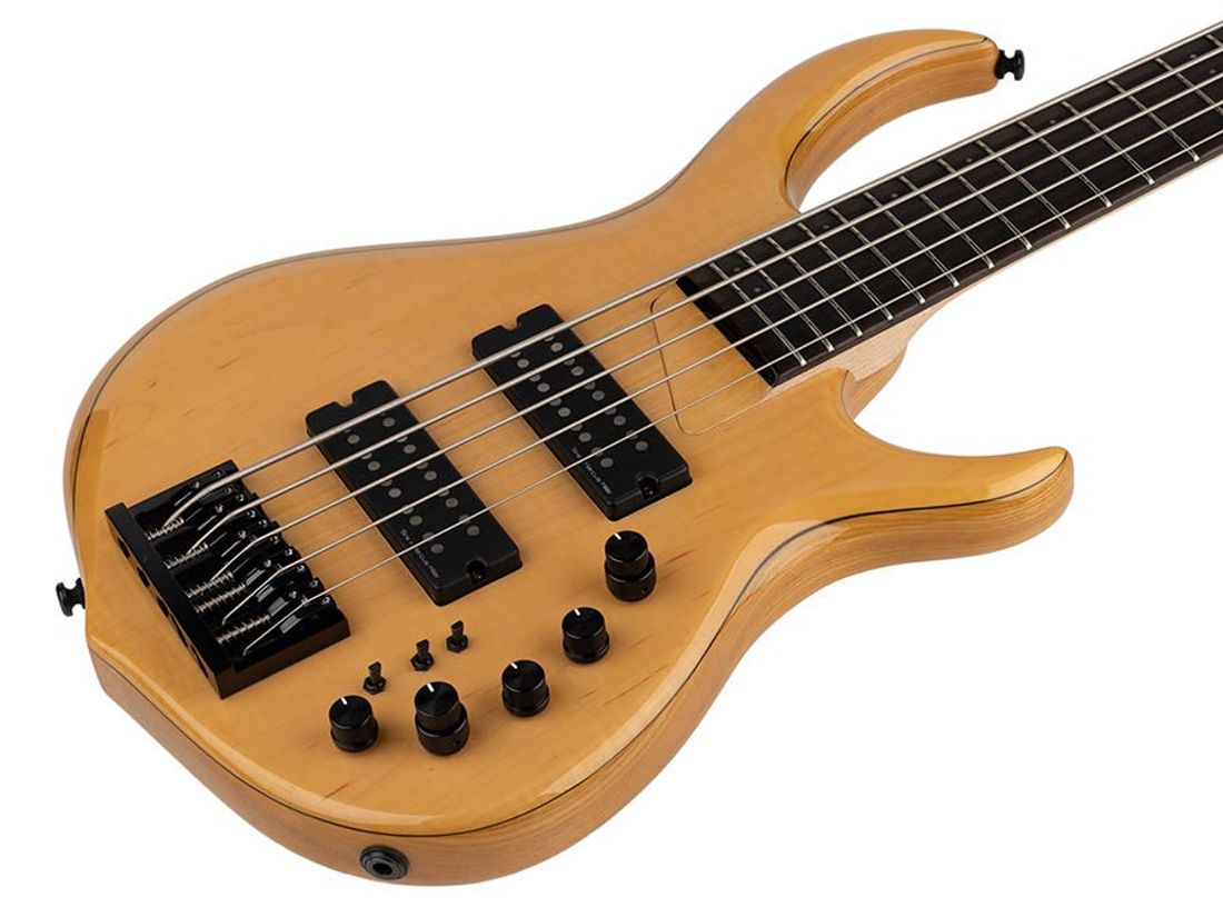 Sire M7+ S5/NT-  2nd Gen Swamp Ash/ Solid Maple 5-string Bass Natural