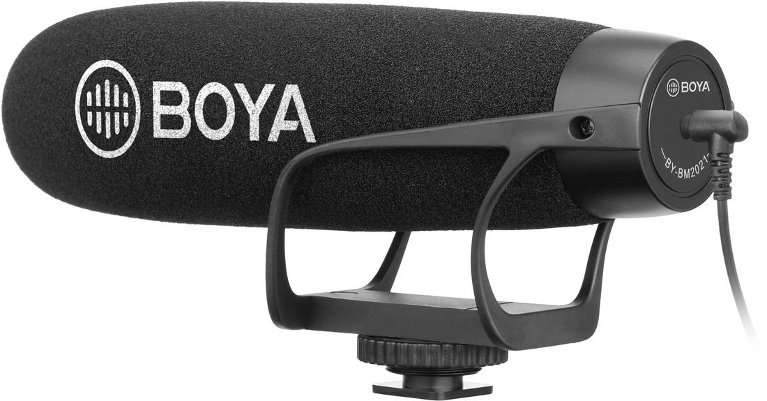 BOYA BY-BM2021 shotgun mikrofon for kamera og mobil