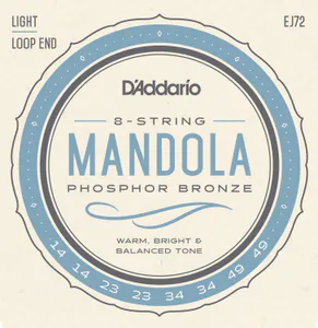 Hovedbilde D'Addario Fretted EJ72 Mandola Phosphor Bronze .014-.049 Light
