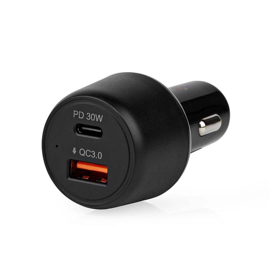 Nedis Billader 48W,  2x 3.0 A, USB-A / USB-C, Fast Charge, PD (Power Delivery)