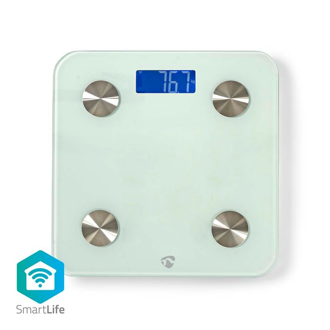 Hovedbilde SmartLife Wi-Fi smart vekt, vekt-, BMI-, stoffskiftealders-, fett-, vann-, bein-, muskel- og proteinnivåer
