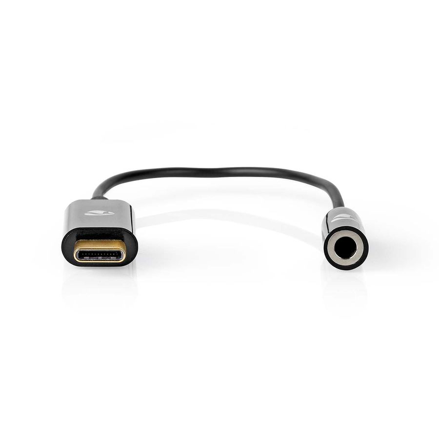 Nedis USB-C Adapter - lytting av musikk på mobil, pad, PC/Mac