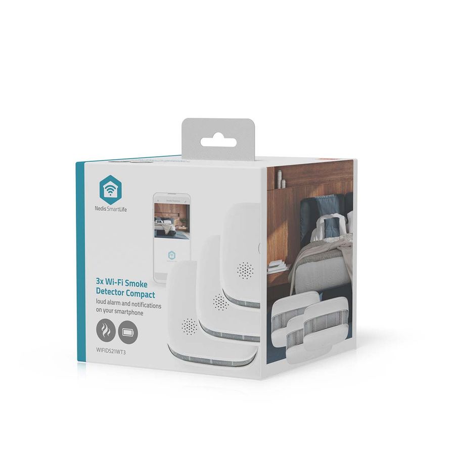 SmartLife Wi-Fi røykvarsler 3-pak, Fotoelektrisk detektor