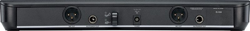 Shure BLX288-PG58 dobbelt trådløst mikrofonsystem med 2x PG58 (823-832MHz)