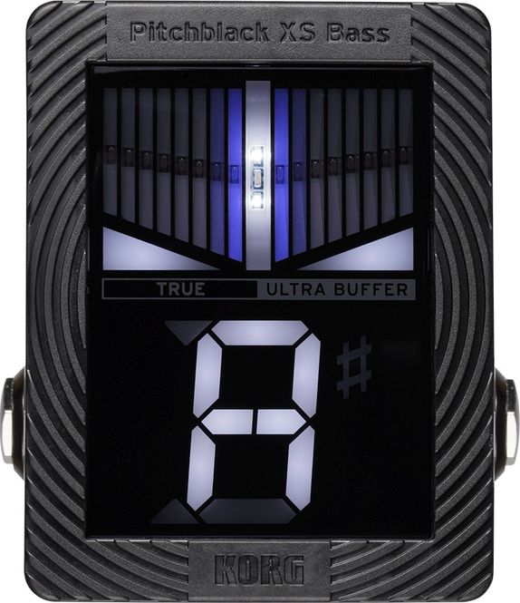 Hovedbilde Korg PB-XS Pitchblack Pedaltuner for bass med Ultra Buffer-teknologi
