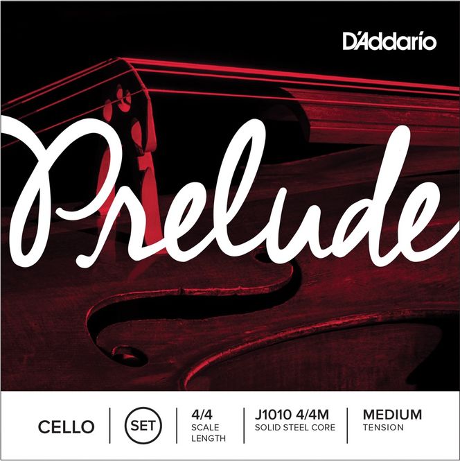 Hovedbilde D'Addario J1010 Prelude 4/4M Medium Tension, Cellostrenger
