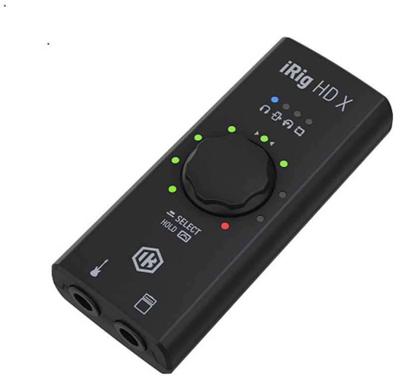 IK Multimedia iRig HD X, Kompakt, 24-bit/96 kHz Lydkort for gitar eller bass