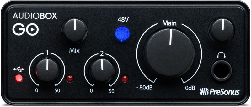 PreSonus AudioBox GO Ultra kompakt mobilt 2x2 USB Lydkort