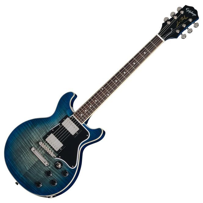 Hovedbilde Epiphone Les Paul Special Double Cut Figured m/ Premium Gigbag, Ocean Water