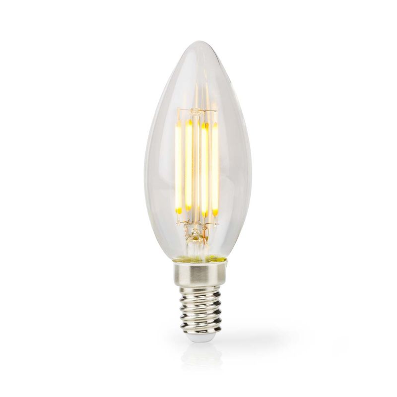 Nedis LED lyspære E14 - Dimbar | Lyshvit | 4.5W | 470 lm | 2700 K | Varm Hvit 