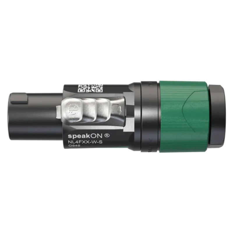 Neutrik NL4FXX-W-S Speakon plugg 4P 6-12mm Hun